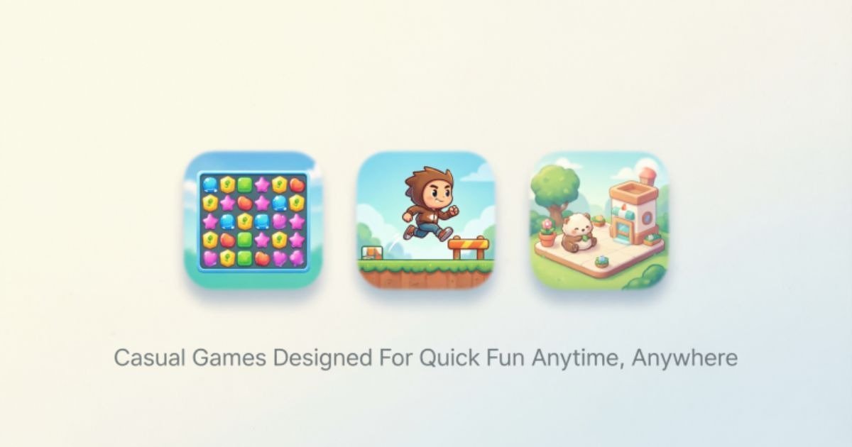 Casual Games Designed For Quick Fun Anytime, Anywhere